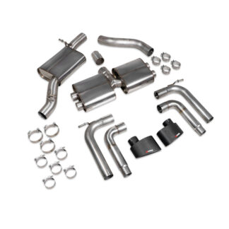 Scorpion Resonated cat/gpf-back system without valves Audi S3 2.0T 8V (Saloon) PFL/S3 2.0T 8V (Saloon) Facelift GPF Model/S3 2.0T 8V (Saloon) Facelift Non-Gpf Model 2013-2016