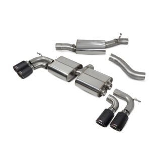 Scorpion Resonated cat/gpf-back system without valves Ascari Tailpipe Audi S3 2.0T 8V (3 Door & Sportback) PFL 2013 - 2016