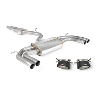 Scorpion ResonatedCat/ GPF-back system with no valves Ascari RS Tailpipe Audi RS3 8Y Saloon/Sedan 21-Current GPF Model 2021 - 2024