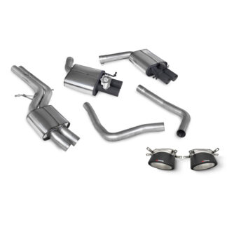 Scorpion Resonated half system with trims Ascari RS Tailpipe Audi RS7 C7 4.0 TFSI Biturbo Quattro 2013 - 2018