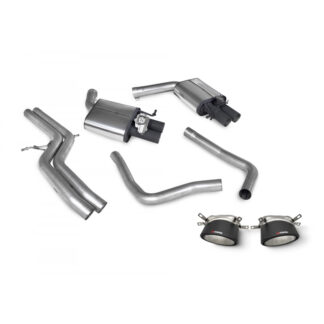 Scorpion Non-resonated half system with trims Ascari RS Tailpipe Audi RS6 C7 4.0 TFSI Biturbo Quattro 2013 - 2018