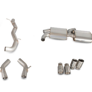 Scorpion Non-resonated GPF-back system with no valves Daytona Tailpipe Audi SQ2 Pre-facelift 19-21 2019 - 2021