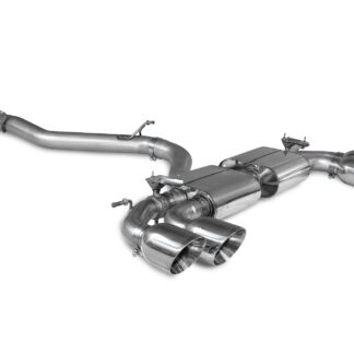 Scorpion Non-res cat/gpf back system & electronic valves Daytona Tailpipe Audi S3 2.0TFSi 8Y Quattro (Sportback) GPF Model 2020 - 2024
