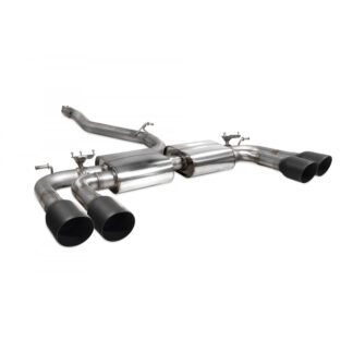 Scorpion Non-resonated cat/gpf-back system with valves Daytona Ceramic Tailpipe  Audi S3 2.0T 8V (Saloon) PFL 2013 - 2016