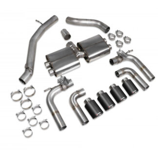 Scorpion Non-resonated cat/gpf-back system with valves Ascari Tailpipe Audi S3 2.0T 8V (Saloon) PFL 2013 - 2016