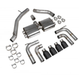 Scorpion Non-resonated cat/gpf-back system without valves Daytona Ceramic Tailpipe Audi S3 2.0T 8V (Saloon) PFL 2013 - 2016
