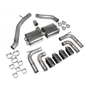 Scorpion Non-resonated cat/gpf-back system without valves Ascari Tailpipe Audi S3 2.0T 8V (Saloon) PFL 2013 - 2016