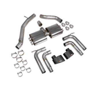 Scorpion Non-resonated cat/gpf-back system without valves  Ascari EVO Tailpipe Audi S3 2.0T 8V (Saloon) PFL 2013 - 2016