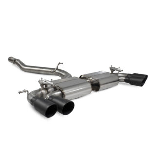 Scorpion Non-resonated cat/gpf-back system with valves Daytona Ceramic Tailpipe Audi S3 2.0T 8V (3 Door & Sportback) PFL 2013 - 2016