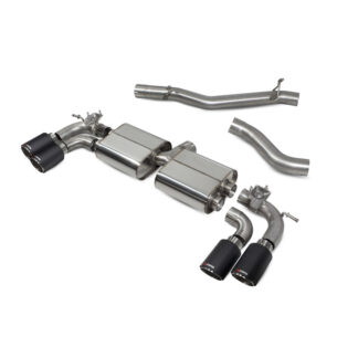 Scorpion Non-resonated cat/gpf-back system with valves Ascari Tailpipe Audi S3 2.0T 8V (3 Door & Sportback) PFL 2013 - 2016