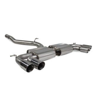 Scorpion Non-resonated cat/gpf-back system without valves Daytona Tailpipe Audi S3 2.0T 8V (3 Door & Sportback) PFL 2013 - 2016