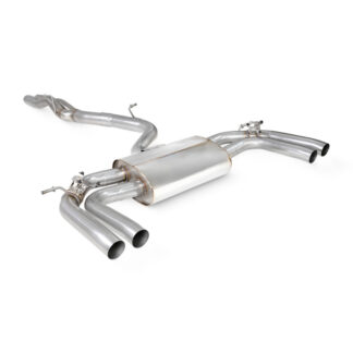 Scorpion Non-Resonated Cat/GPF-back system with elec valves OE Fitment Tailpipe Audi RS3 8Y Saloon/Sedan 21-Current GPF Model 2021 - 2024