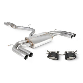 Scorpion Non-Resonated Cat/GPF-back system without valves Ascari RS Tailpipe Audi RS3 8Y Saloon/Sedan 21-Current GPF Model 2021 - 2024