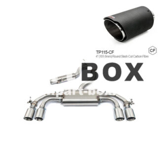 COBRA Cupra Formentor 2.0 TSI Race GPF Back Performance Exhaust - Resonated Centre Section - Non Valved - TP115-CF (Carbon-Fibre)