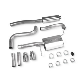 Scorpion Resonated cat-back system Daytona Tailpipe Ford Mk7 Fiesta 1.0T EcoBoost (Zetec S Valance Fit) 2013 - 2017