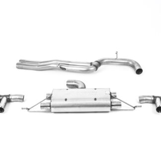 Milltek Cat-back80mm Non-Resonated Cat Back with Polished T