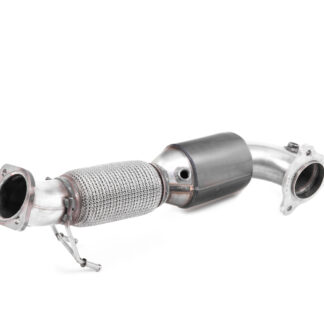 Milltek Large Bore Downpipe and Hi-Flow Sports Cat Ford Focu
