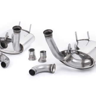 Milltek Rear Silencers Porsche 911 997.1 Carrera and Car