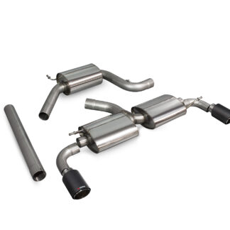 Scorpion Resonated cat-back system Ascari Tailpipe Volkswagen Scirocco R 2009 - 2017