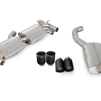 Scorpion Resonated cat-back system with electronic valves Ascari Tailpipe Volkswagen MK7 Golf R (pre facelift) 2014 - 2016