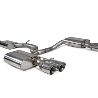 Scorpion Resonated cat-back system Daytona (quad) Tailpipe Volkswagen MK7.5 Golf Estate R (facelift) Non GPF Model 2018 - 2019