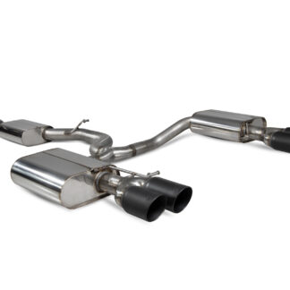 Scorpion Resonated cat-back system Daytona (quad) Ceramic Tailpipe Volkswagen MK7.5 Golf Estate R (facelift) Non GPF Model 2018 - 2019