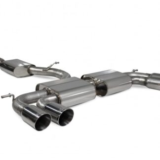 Scorpion Resonated cat/gpf back system Daytona Tailpipe Volkswagen MK8 Golf R GPF Model 2021 - 2024