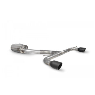 Scorpion Resonated Predator Cat-back System Daytona Ceramic Tailpipe Volkswagen MK6 Golf Gti 2009 - 2013