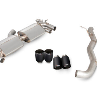 Scorpion Non-res cat-back system with electronic valves Ascari Tailpipe Volkswagen MK7 Golf R (pre facelift) 2014 - 2016