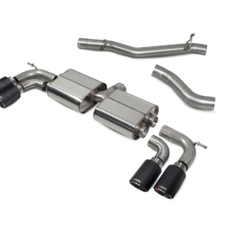 Scorpion Non-res cat/gpf back system Ascari Tailpipe Volkswagen MK7.5 Golf R (facelift) Non GPF Model 2017 - 2018