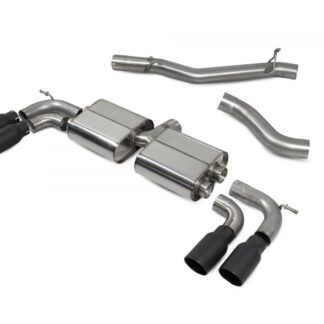 Scorpion Non-res cat/gpf back system Daytona Ceramic Tailpipe Volkswagen MK8 Golf R GPF Model 2021 - 2024