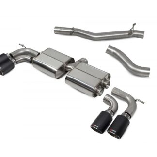 Scorpion Non-res cat/gpf back system Ascari Tailpipe Volkswagen MK8 Golf R GPF Model 2021 - 2024