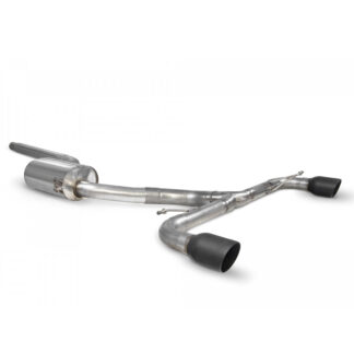 Scorpion Non-resonated Predator Cat-back System Daytona Ceramic Tailpipe Volkswagen Scirocco R 2009 - 2017