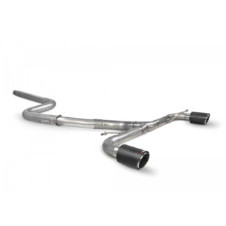 Scorpion Non-resonated Predator Cat-back System Ascari Tailpipe Volkswagen Scirocco R 2009 - 2017
