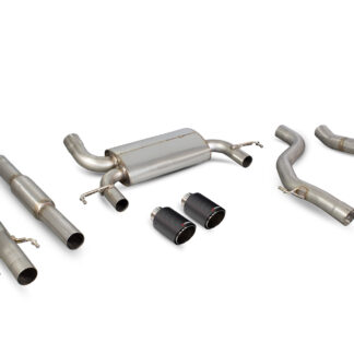 Scorpion Resonated cat-back system Ascari Tailpipe Vauxhall Corsa E VXR 2015 - 2018