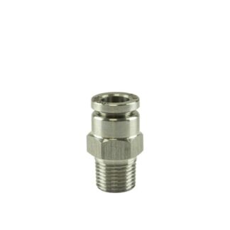 Turbosmart 1/8in NPT Str Pushloc Fitting - SS - 1/4in
