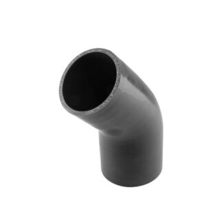 Turbosmart Silicon Hose 45 Reducer Elbow 2.75in-3.00in Black