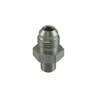 Turbosmart Fitting M10 Female to 1/8 NPT Male Straight - Silver