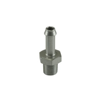 Turbosmart Fitting 6mm / 1/4in Hose End to 1/8 NPT Male Straight