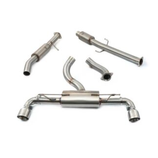 COBRA Toyota Yaris GR (20 >) Cat Back - Non-Resonated - CF Tips