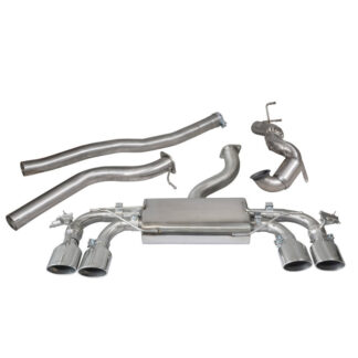 Cobra Golf R Mk7 Turbo Back (Cat & Non-Resonated) - Valved