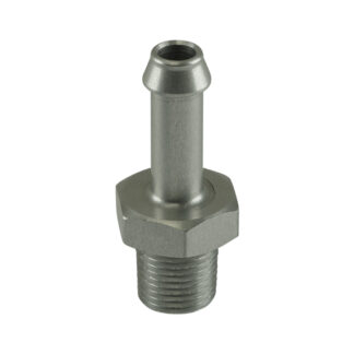 Turbosmart Fitting 6mm / 1/4in Hose End to 1/8 NPT Male Straight
