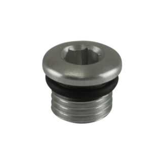 Turbosmart Fitting -4 AN ORB Blank - Silver