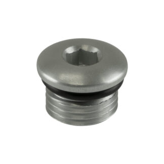 Turbosmart Fitting -6 AN ORB Blank - Silver