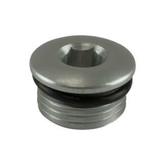 Turbosmart Fitting -8 AN ORB Blank - Silver