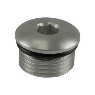 Turbosmart Fitting -10 AN ORB Blank - Silver
