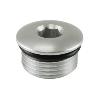 Turbosmart Fitting -12 AN ORB Blank - Silver