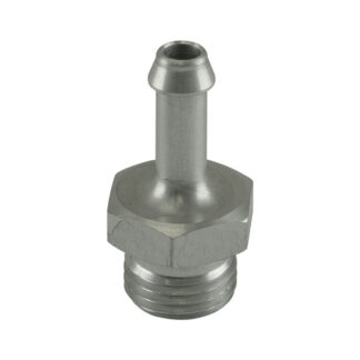 Turbosmart Fitting 6mm / 1/4in Hose End to -6 AN ORB Male Straight