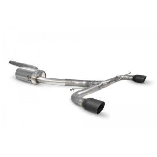 Scorpion Resonated Predator Cat-back System Daytona Ceramic Tailpipe Volkswagen Scirocco R 2009 - 2017