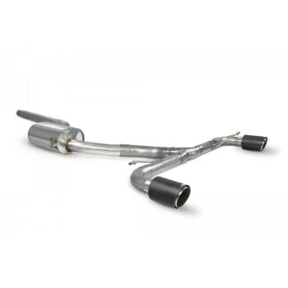 Scorpion Resonated Predator Cat-back System Ascari Tailpipe Volkswagen Scirocco R 2009 - 2017